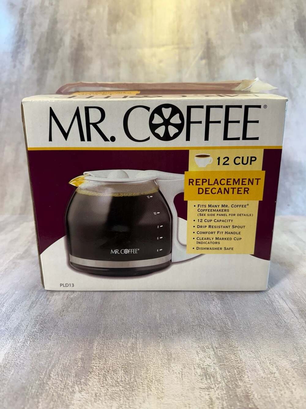 Mr. Coffee 12-Cup Replacement Coffee Decanter Carafe